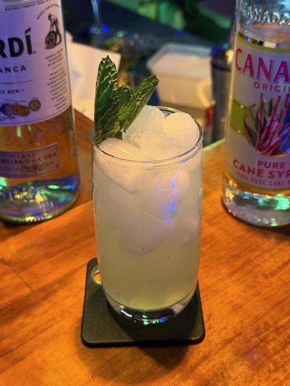 A cocktail at AfterDark Social