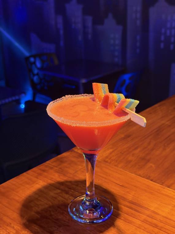 A cocktail at AfterDark Social