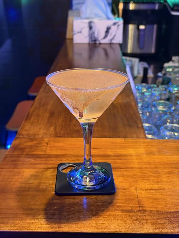 A cocktail at AfterDark Social